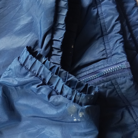 Vintage 90s Adidas Blue Stripes Blue Essential Winter Jacket - Picture 6 of 9